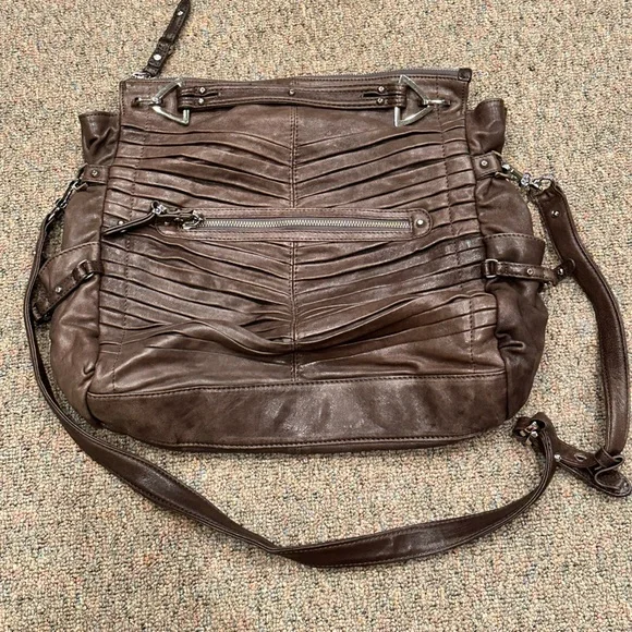 Junior Drake grey leather purse - Picture 1 of 3